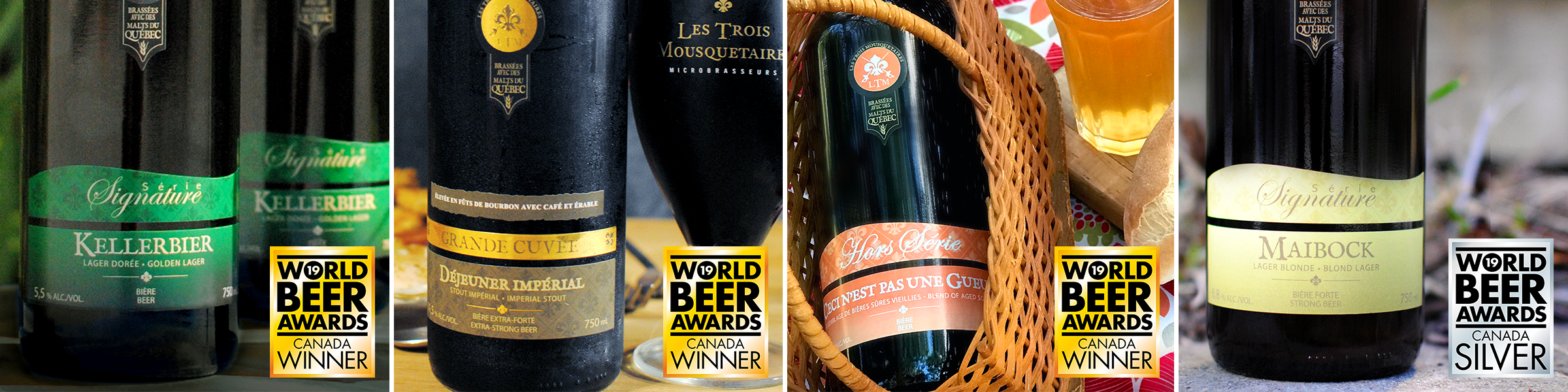 Nos bières médaillées au World Beer Award !