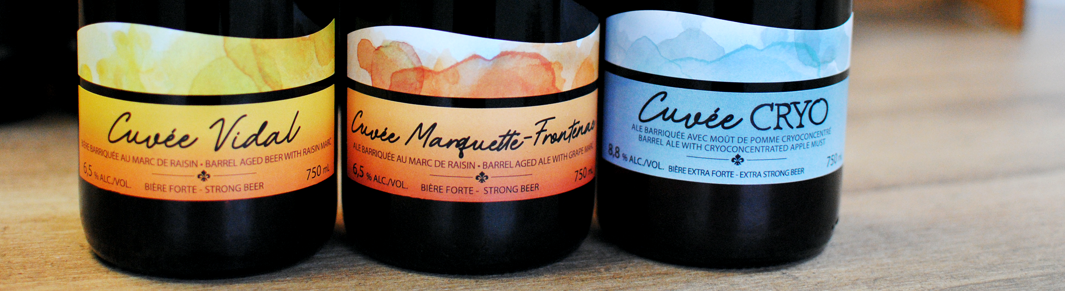 Bières « Cuvée », fermentées avec des fruits !